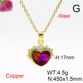 Fashion Copper Necklace  F6N406820aakl-G030