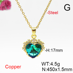Fashion Copper Necklace  F6N406822aakl-G030