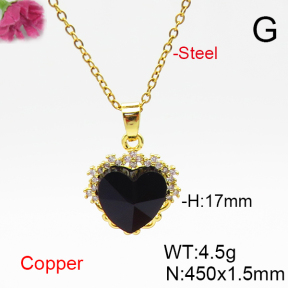 Fashion Copper Necklace  F6N406824aakl-G030