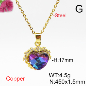 Fashion Copper Necklace  F6N406826aakl-G030