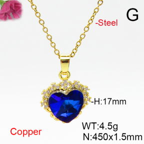 Fashion Copper Necklace  F6N406831aakl-G030
