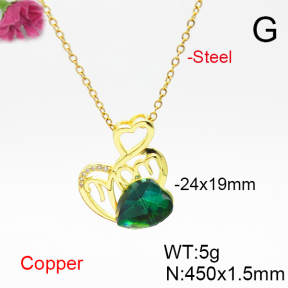 Fashion Copper Necklace  F6N406836aakl-G030
