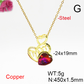 Fashion Copper Necklace  F6N406839aakl-G030