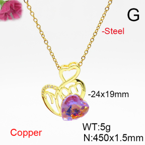Fashion Copper Necklace  F6N406840aakl-G030