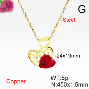 Fashion Copper Necklace  F6N406842aakl-G030