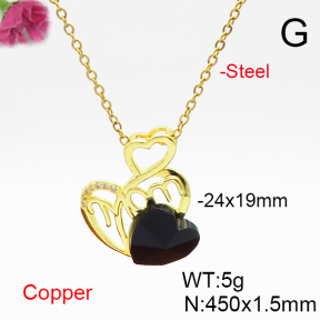 Fashion Copper Necklace  F6N406844aakl-G030