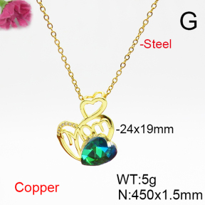 Fashion Copper Necklace  F6N406846aakl-G030