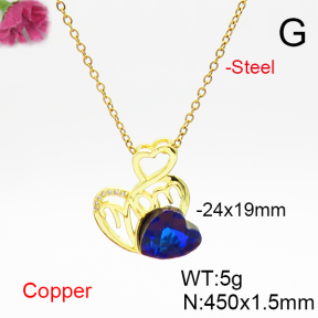 Fashion Copper Necklace  F6N406850aakl-G030
