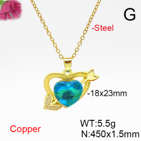 Fashion Copper Necklace  F6N406853aakl-G030