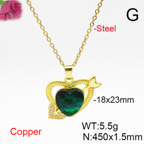 Fashion Copper Necklace  F6N406855aakl-G030