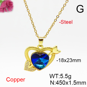 Fashion Copper Necklace  F6N406858aakl-G030