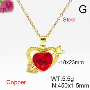 Fashion Copper Necklace  F6N406861aakl-G030