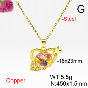 Fashion Copper Necklace  F6N406862aakl-G030