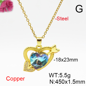 Fashion Copper Necklace  F6N406865aakl-G030