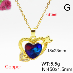 Fashion Copper Necklace  F6N406866aakl-G030