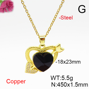 Fashion Copper Necklace  F6N406867aakl-G030