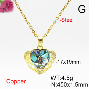Fashion Copper Necklace  F6N406869aakl-G030