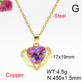Fashion Copper Necklace  F6N406870aakl-G030
