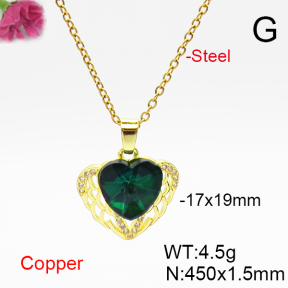Fashion Copper Necklace  F6N406871aakl-G030