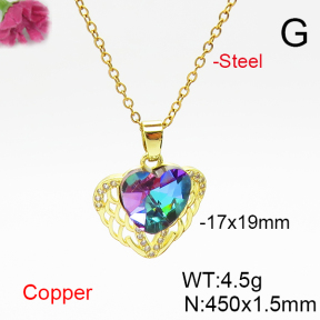 Fashion Copper Necklace  F6N406872aakl-G030