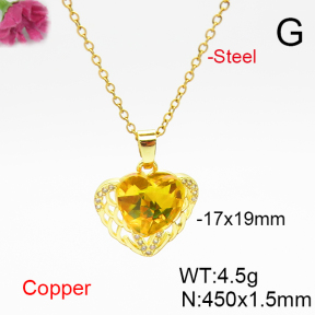Fashion Copper Necklace  F6N406874aakl-G030