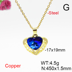 Fashion Copper Necklace  F6N406875aakl-G030
