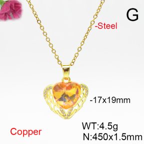 Fashion Copper Necklace  F6N406876aakl-G030