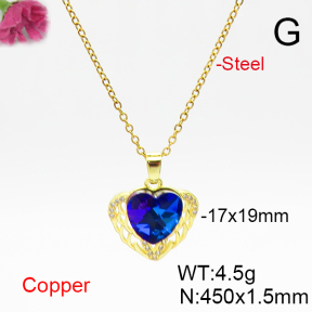 Fashion Copper Necklace  F6N406878aakl-G030