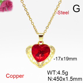 Fashion Copper Necklace  F6N406881aakl-G030