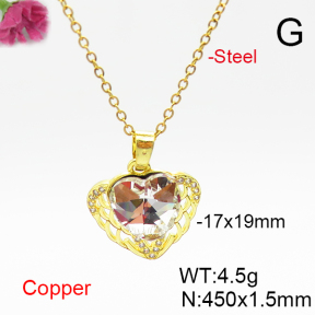 Fashion Copper Necklace  F6N406883aakl-G030