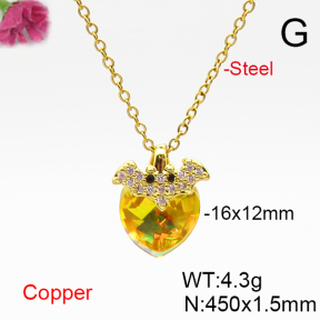 Fashion Copper Necklace  F6N406887aakl-G030