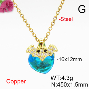 Fashion Copper Necklace  F6N406888aakl-G030