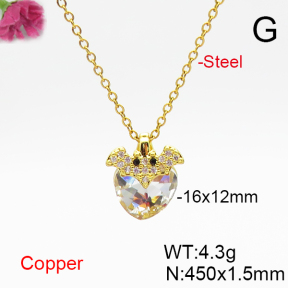 Fashion Copper Necklace  F6N406890aakl-G030