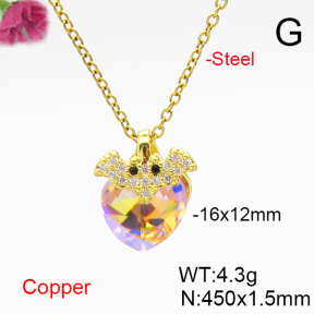 Fashion Copper Necklace  F6N406893aakl-G030