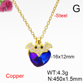 Fashion Copper Necklace  F6N406894aakl-G030