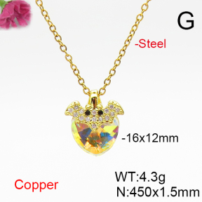 Fashion Copper Necklace  F6N406895aakl-G030