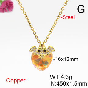 Fashion Copper Necklace  F6N406898aakl-G030