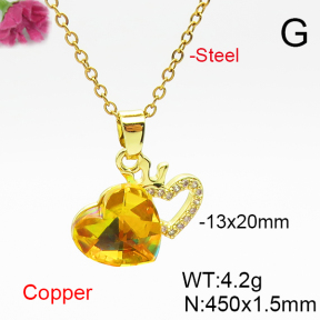 Fashion Copper Necklace  F6N406905aakl-G030
