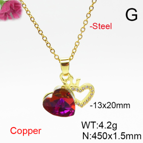 Fashion Copper Necklace  F6N406906aakl-G030