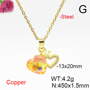 Fashion Copper Necklace  F6N406907aakl-G030