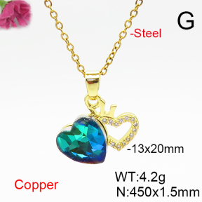 Fashion Copper Necklace  F6N406908aakl-G030
