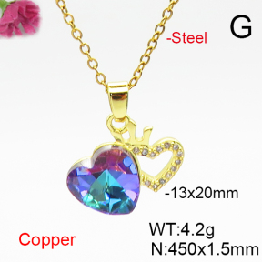 Fashion Copper Necklace  F6N406910aakl-G030