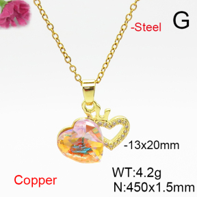Fashion Copper Necklace  F6N406911aakl-G030
