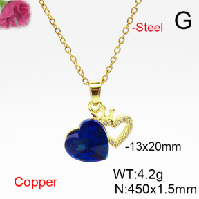 Fashion Copper Necklace  F6N406912aakl-G030