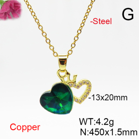Fashion Copper Necklace  F6N406916aakl-G030