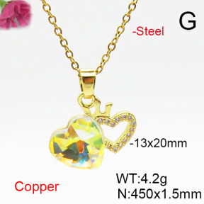 Fashion Copper Necklace  F6N406917aakl-G030