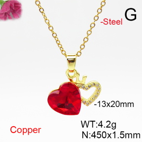 Fashion Copper Necklace  F6N406918aakl-G030