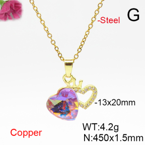 Fashion Copper Necklace  F6N406919aakl-G030