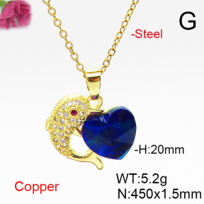 Fashion Copper Necklace  F6N406925aakl-G030