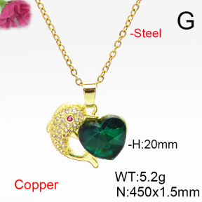 Fashion Copper Necklace  F6N406930aakl-G030